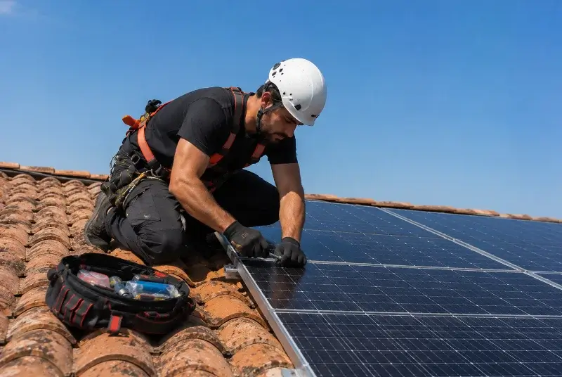 Maintenance et monitoring de panneaux solaires à Horsarrieu